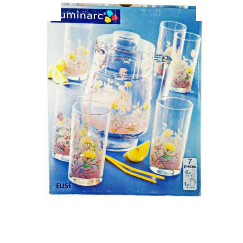 ست پارچ و لیوان 7 پارچه لومینارک مدل ELISE