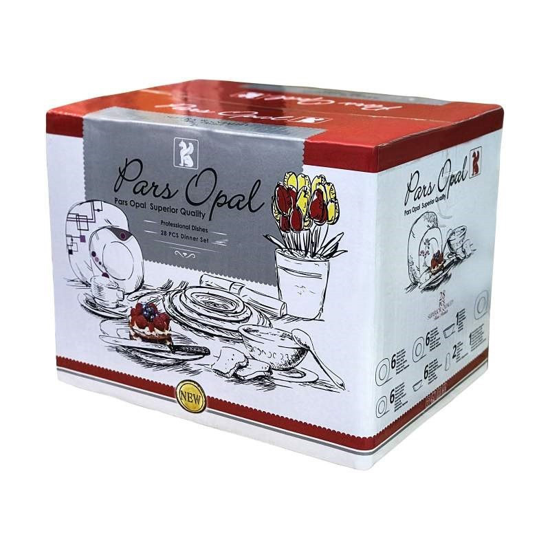 سرویس غذاخوری 28 پارچه پارس اپال کد 806p
