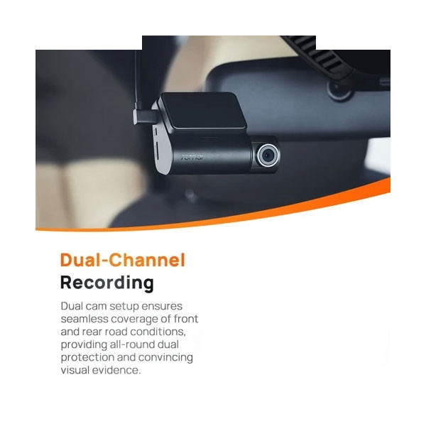 دوربین فیلم برداری خودروی سوِنتی مِی مدل 70mai dash cam A200 set دوربین جلو به همراه دوربین عقب دوربین فیلم برداری خودروی سوِنتی مِی مدل 70mai dash cam A200 set دوربین جلو به همراه دوربین عقب