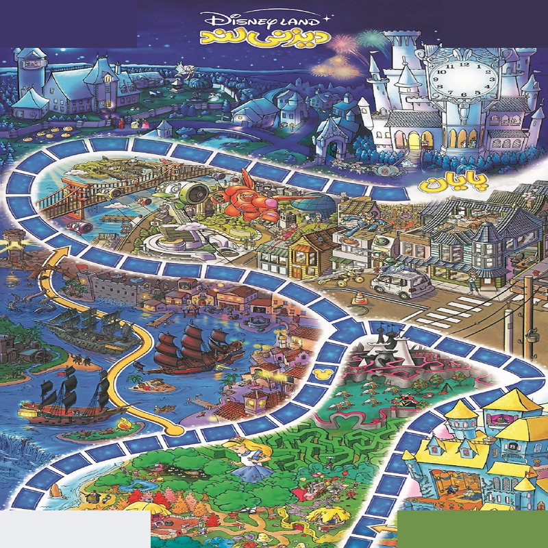 بازی فکری زینگو مدل دیزنی لند بازی فکری زینگو مدل دیزنی لند