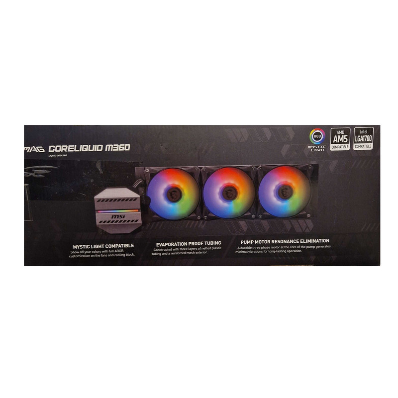 خنک کننده آبی ام اس آی مدل MAG CORELIQUID M360