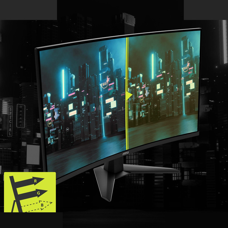 مانیتور خمیده گیمینگ 27 اینچ ام اس آی مدل MAG 276CXF