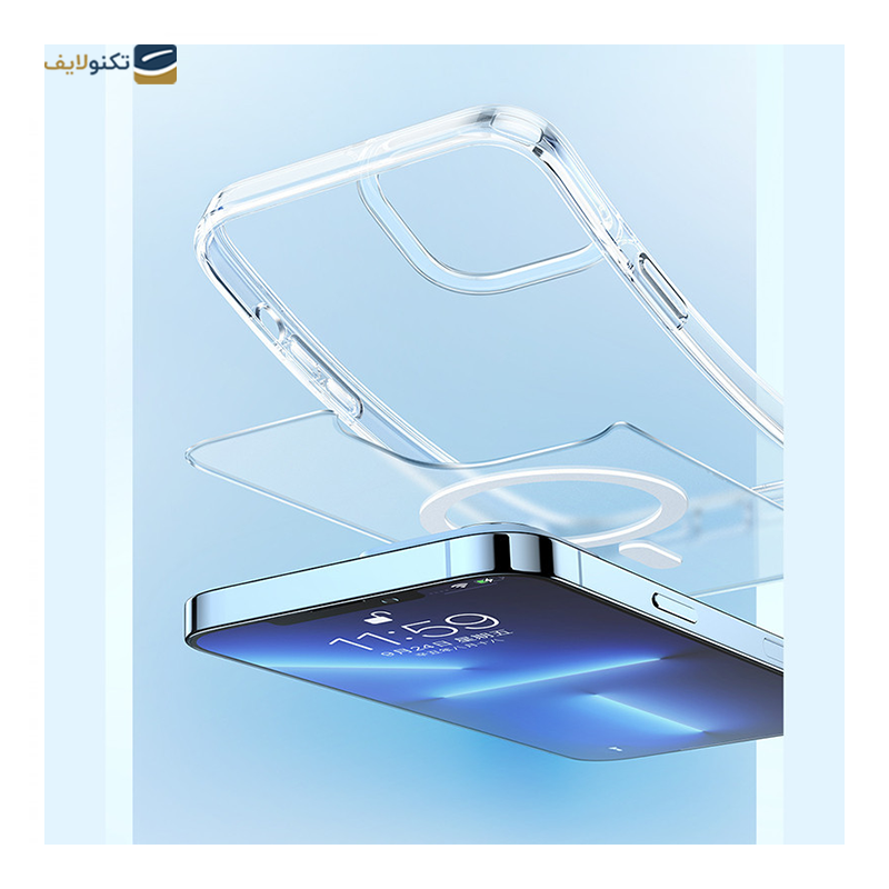 gallery-کاور گوشی اپل iPhone 14 Pro Max مک دودو مدل Crystal Pc Magnetic copy.png