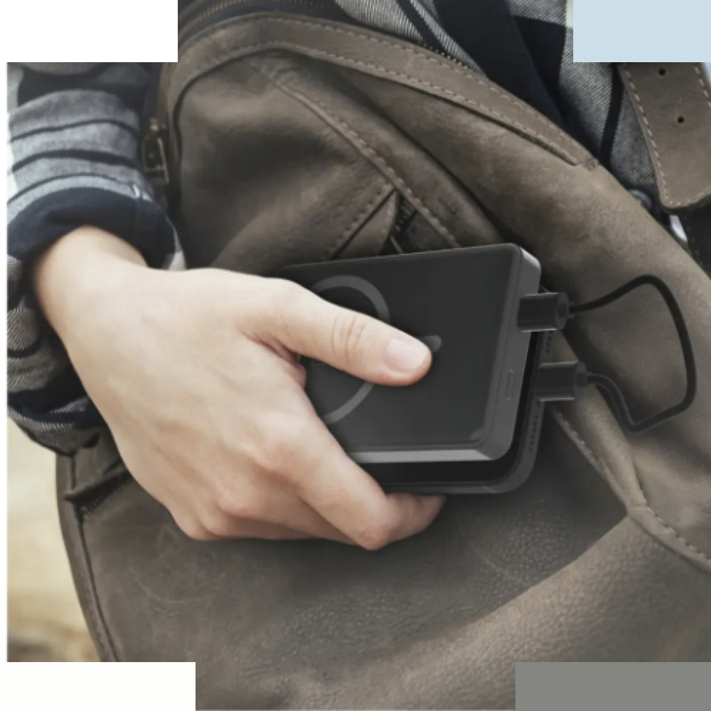 پاوربانک 20 وات پرودو مدل مگ سیف کد PDPBFCH086DG Qi2 ظرفیت 10000 میلی آمپر ساعت پاوربانک 20 وات پرودو مدل مگ سیف کد PDPBFCH086DG Qi2 ظرفیت 10000 میلی آمپر ساعت