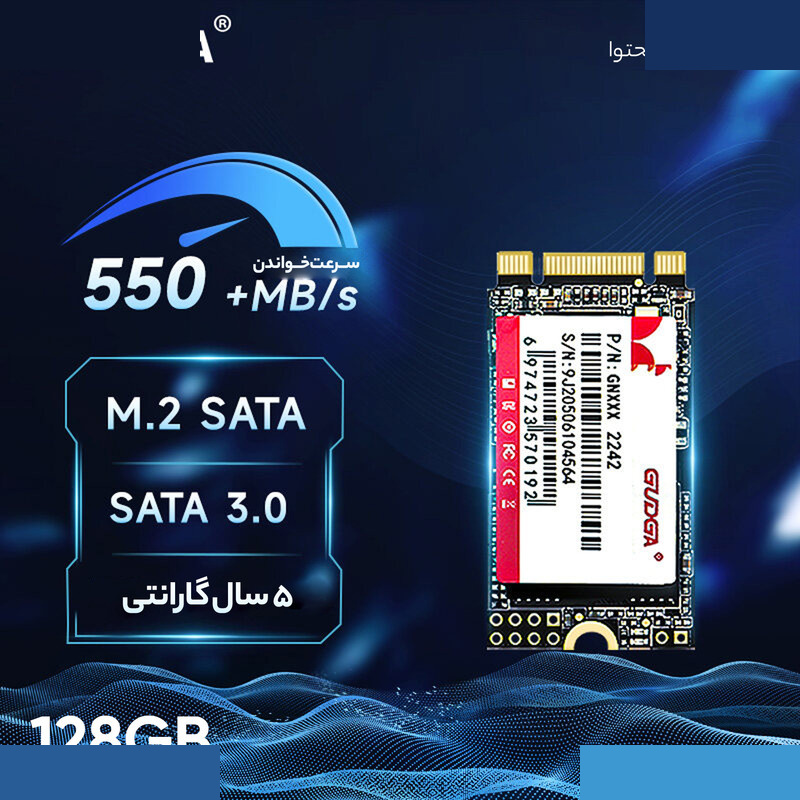 اس اس دی اینترنال گودگا مدل M.2_2242 ظرفیت 128 گیگابایت