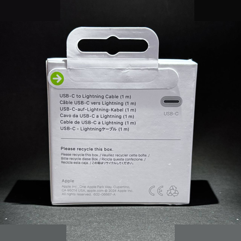 کابل تبدیل USB-C به لایتنینگ  مدل MUQ93ZM/Aطول 1 متر