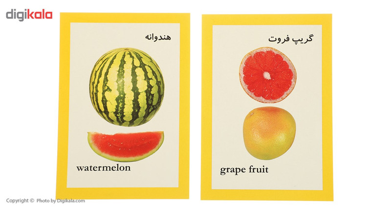 فلش کارت بازی حافظه میوه ها و سبزیجات اثر سرور مهدوی میلانی