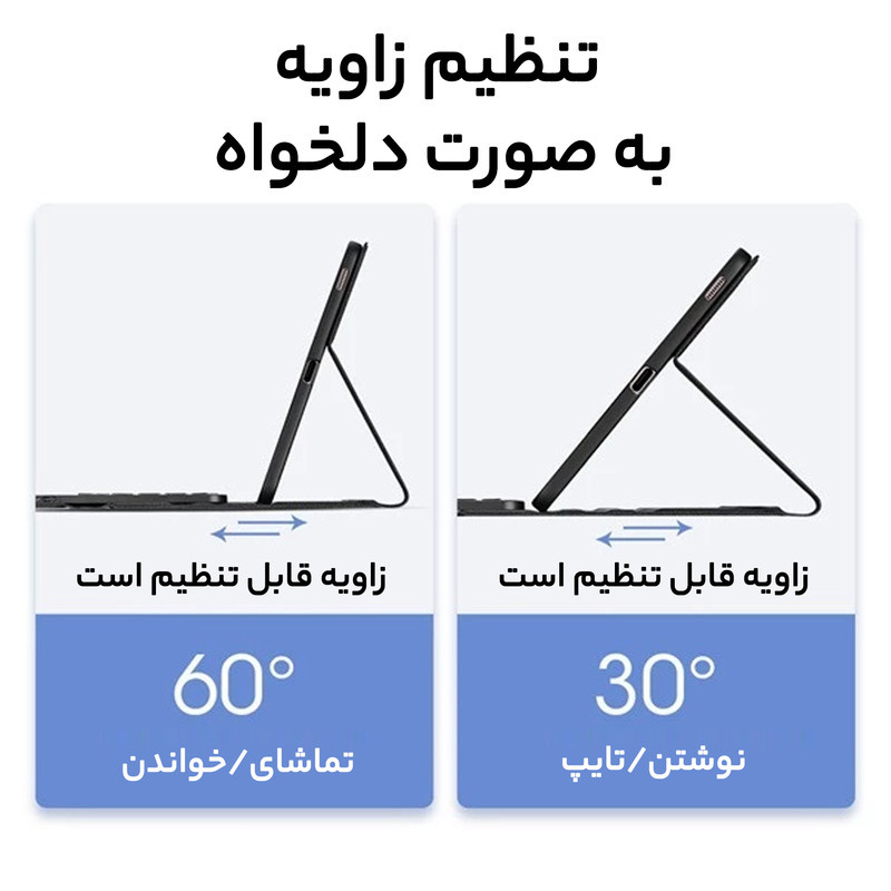 کیف کلاسوری کیبورددار دوکس دوکیس مدل TK-02 مناسب برای تبلت سامسونگ Galaxy Tab S6 Lite SM-P615 کیف کلاسوری کیبورددار دوکس دوکیس مدل TK-02 مناسب برای تبلت سامسونگ Galaxy Tab S6 Lite SM-P615