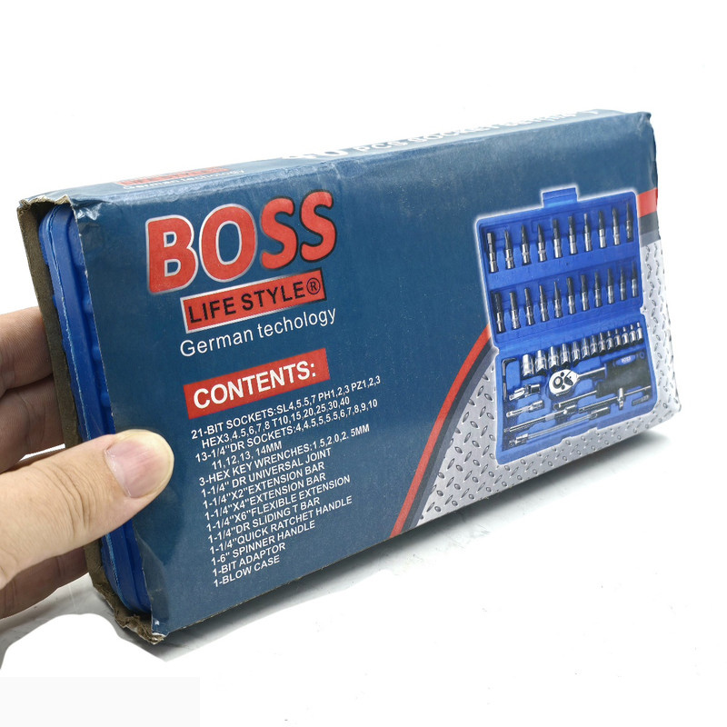 جعبه بکس باس مدل BLUE BOXE-46-LIFE-STYLE مجموعه 46 عددی جعبه بکس باس مدل BLUE BOXE-46-LIFE-STYLE مجموعه 46 عددی