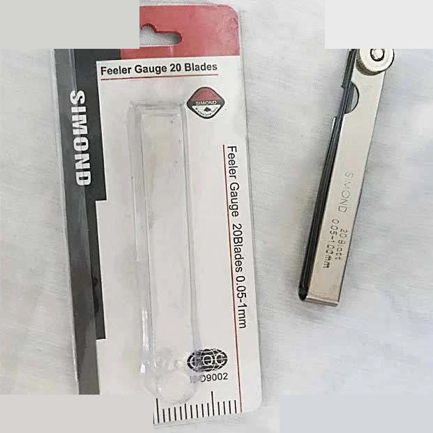 آچار فیلر سیموند مدل AJ-SIMOND-20PCS مجموعه 20 عددی آچار فیلر سیموند مدل AJ-SIMOND-20PCS مجموعه 20 عددی