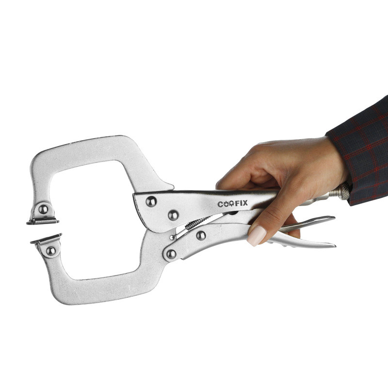 انبر قفلی ورق گیر کوفیکس مدل سی کلمپ 11 سایز 11 اینچ انبر قفلی ورق گیر کوفیکس مدل سی کلمپ 11 سایز 11 اینچ