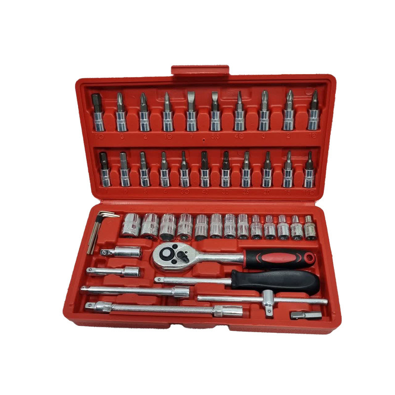 آچار بکس پرو باس مدل BS-46 مجموعه 46 عددی آچار بکس پرو باس مدل BS-46 مجموعه 46 عددی