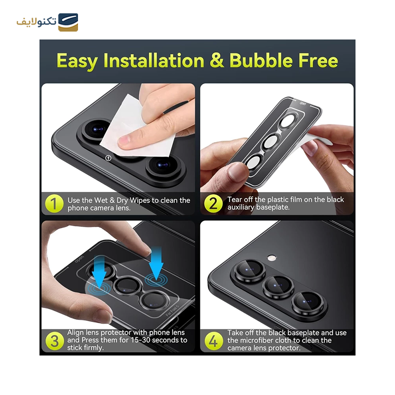 gallery-محافظ لنز دوربین گوشی سامسونگ Galaxy Z Flip 5 / W24 Flip نیلکین مدل CLRFilm  copy.png