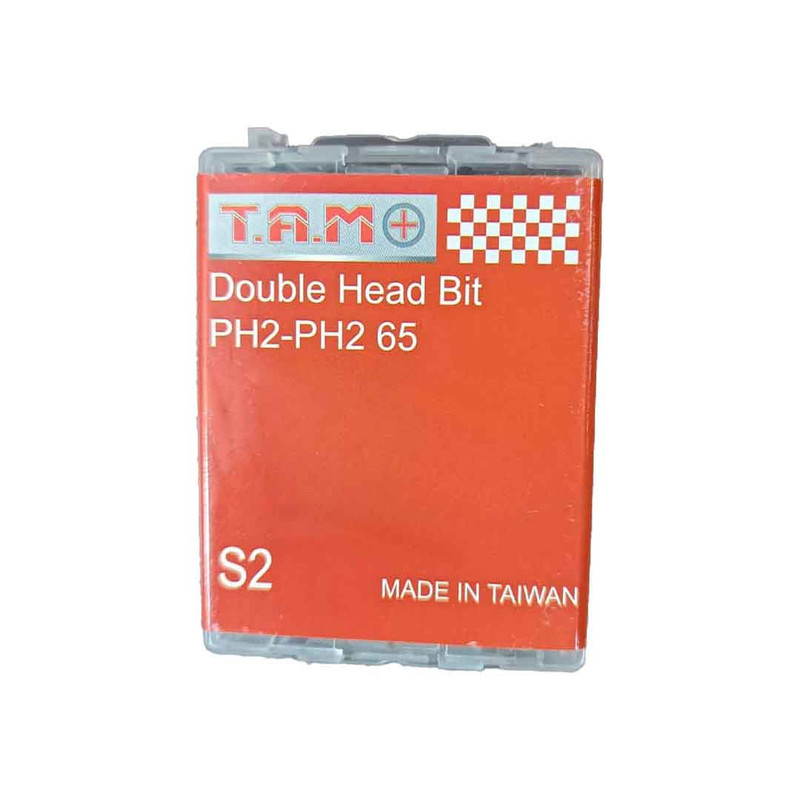 سری پیچ گوشتی دو سر چهار سو تام مدل AJ-PH2*PH2*65MM سایز 6.5 سانتی متر مجموعه 10 عددی سری پیچ گوشتی دو سر چهار سو تام مدل AJ-PH2*PH2*65MM سایز 6.5 سانتی متر مجموعه 10 عددی