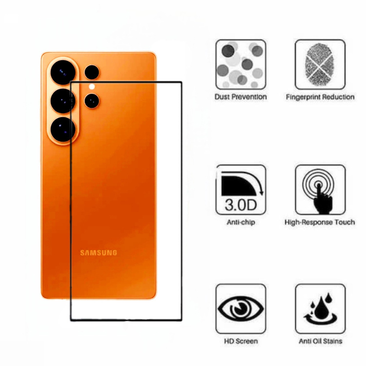 محافظ صفحه نمایش گوشی اولترا شیشه ای فول چسب مدل 9H مناسب سامسونگ Galaxy S26 Ultra محافظ صفحه نمایش گوشی اولترا شیشه ای فول چسب مدل 9H مناسب سامسونگ Galaxy S26 Ultra
