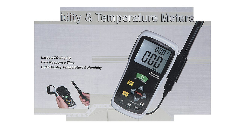 دماسنج و رطوبت سنج سی ای ام مدل DT-625 دماسنج و رطوبت سنج سی ای ام مدل DT-625