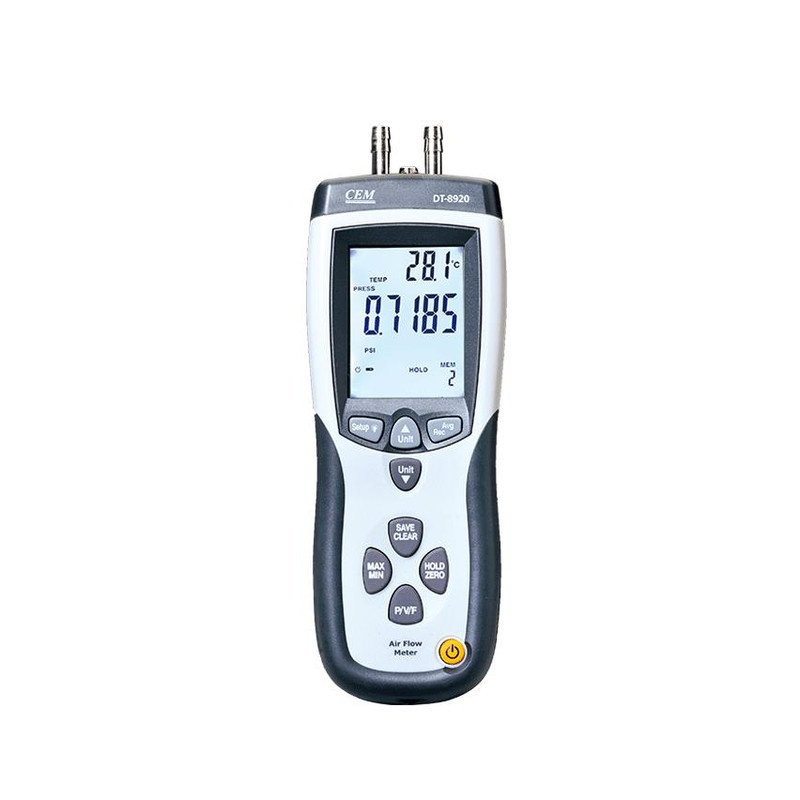 دستگاه اندازه گیری فشار و جریان هوا سی ای ام مدل DT8920 دستگاه اندازه گیری فشار و جریان هوا سی ای ام مدل DT8920