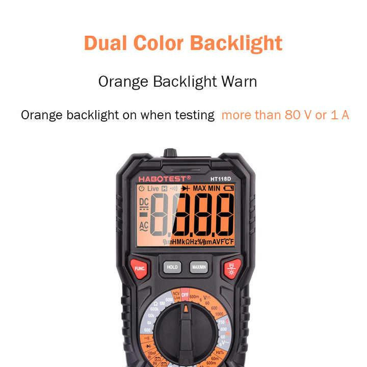 مولتی متر دیجیتال هابوتست مدل HT118D مولتی متر دیجیتال هابوتست مدل HT118D