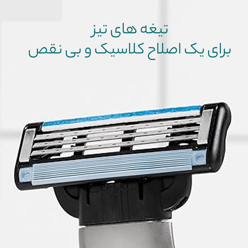 تیغ یدک ژیلت مدل Mach3 بسته 5 عددی تیغ یدک ژیلت مدل Mach3 بسته 5 عددی