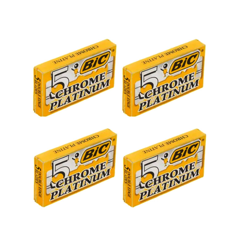تیغ یدک بیک مدل Platinum Chromium Double Edge تیغ یدک بیک مدل Platinum Chromium Double Edge