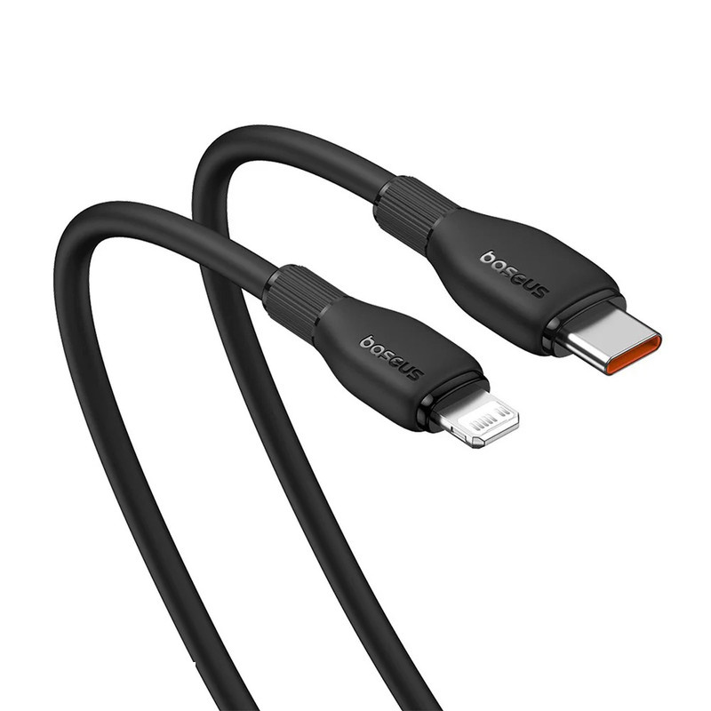 کابل تبدیل USB-C به لایتنینگ بیسوس مدل Pudding Series Gentle 20W طول 120 سانتی متر کابل تبدیل USB-C به لایتنینگ بیسوس مدل Pudding Series Gentle 20W طول 120 سانتی متر