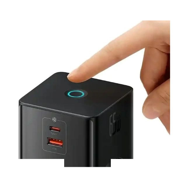 شارژر رومیزی 65 وات بیسوس مدل 65W PowerCombo Tower شارژر رومیزی 65 وات بیسوس مدل 65W PowerCombo Tower