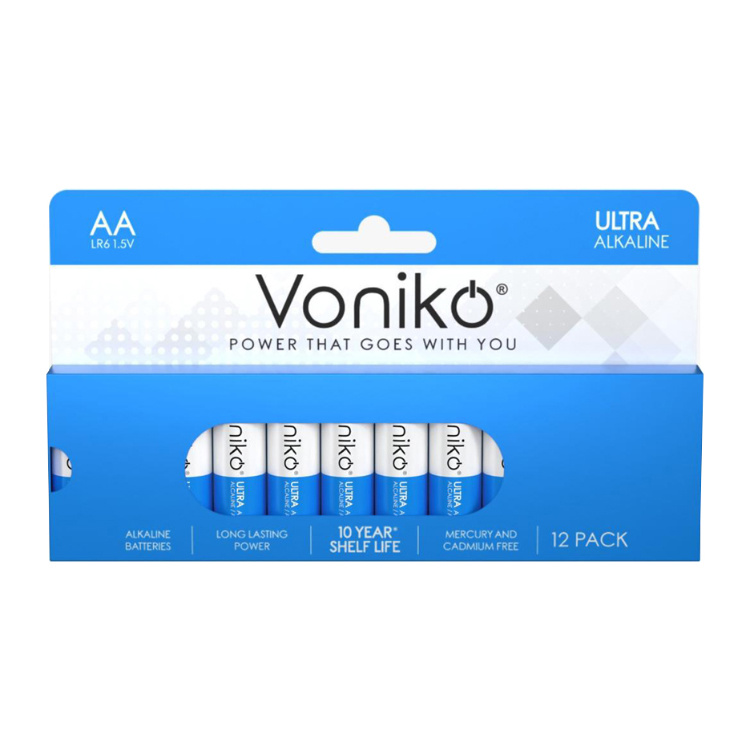 باتری قلمی ونیکو مدل LR6 PAPERBOX بسته 12 عددی