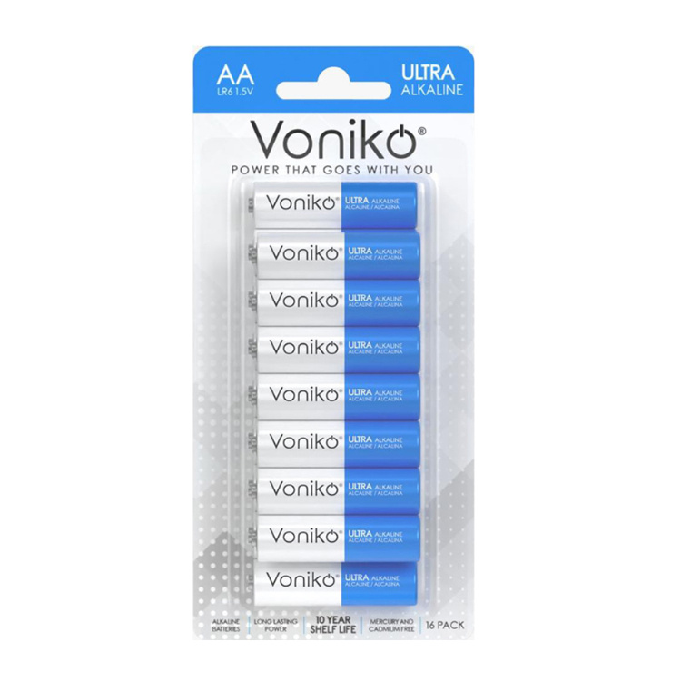 باتری قلمی ونیکو مدل LR6 بسته 16 عددی