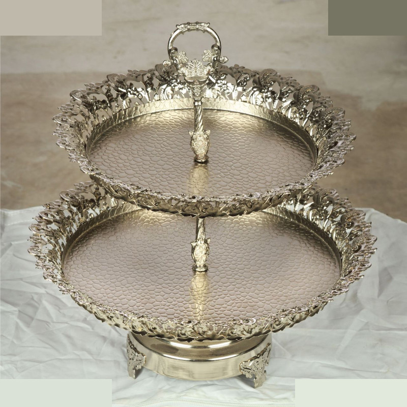 شیرینی خوری چشمه نور مدل 2 طبقه کد B8033-C