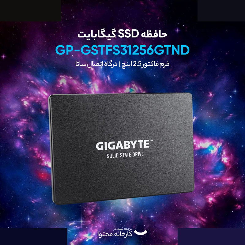 اس اس دی اینترنال گیگابایت مدل GP-GSTFS31256GTND ظرفیت 256 گیگابایت