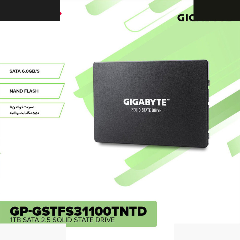 اس اس دی اینترنال گیگابایت مدل GP-GSTFS31100TNTD ظرفیت 1 ترابایت