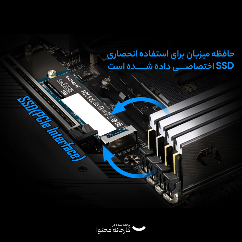 اس اس دی اینترنال گیگابایت مدل Gen3 2500E ظرفیت 500 گیگابایت اس اس دی اینترنال گیگابایت مدل Gen3 2500E ظرفیت 500 گیگابایت