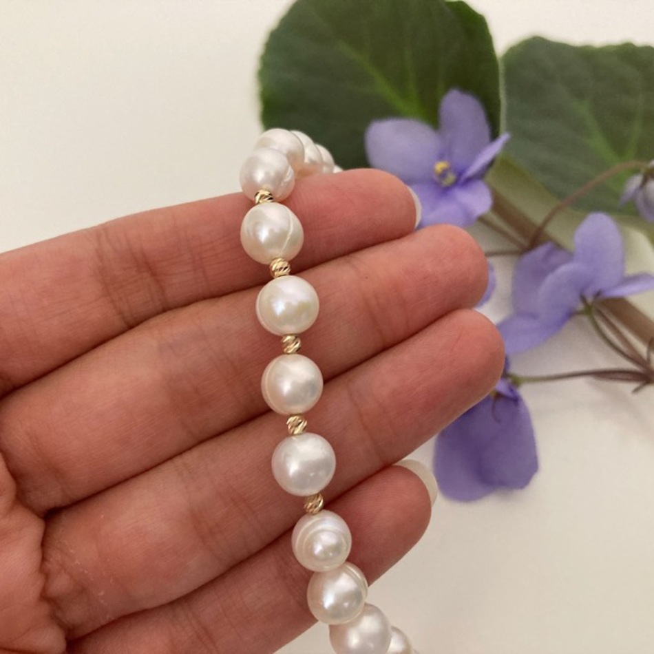 گردنبند طلا 18 عیار زنانه مروارید طلا کونیک کد 513 سایز 40 گردنبند طلا 18 عیار زنانه مروارید طلا کونیک کد 513 سایز 40