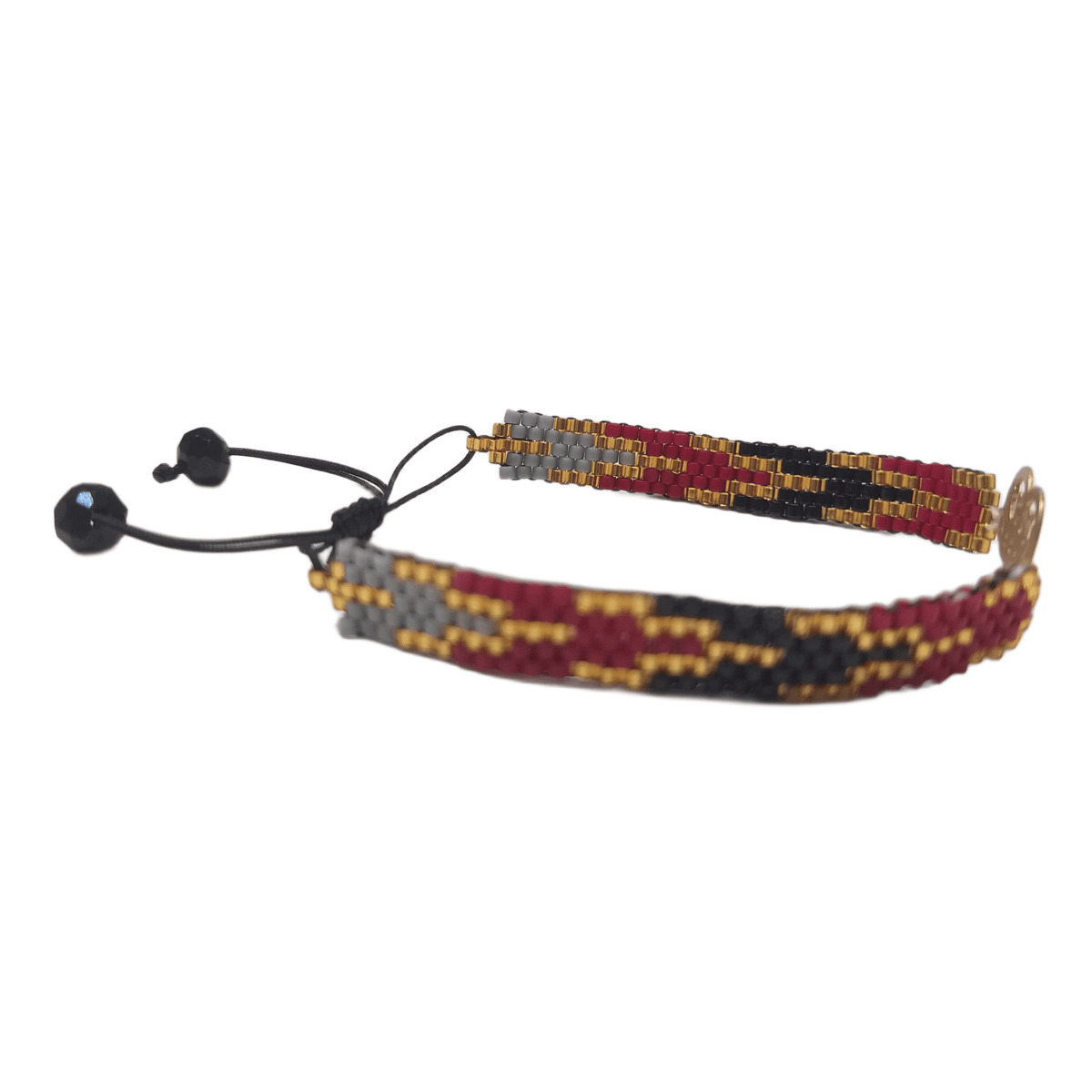 دستبند طلا 18 عیار زنانه دستساز نقش قلب تاج کد 150 پلاک