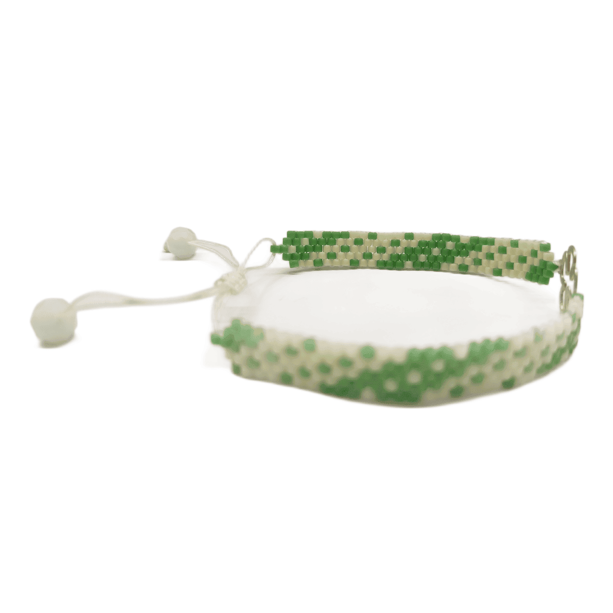 دستبند طلا 18 عیار زنانه دستساز نقش گل ارکیده کد 145 پلاک