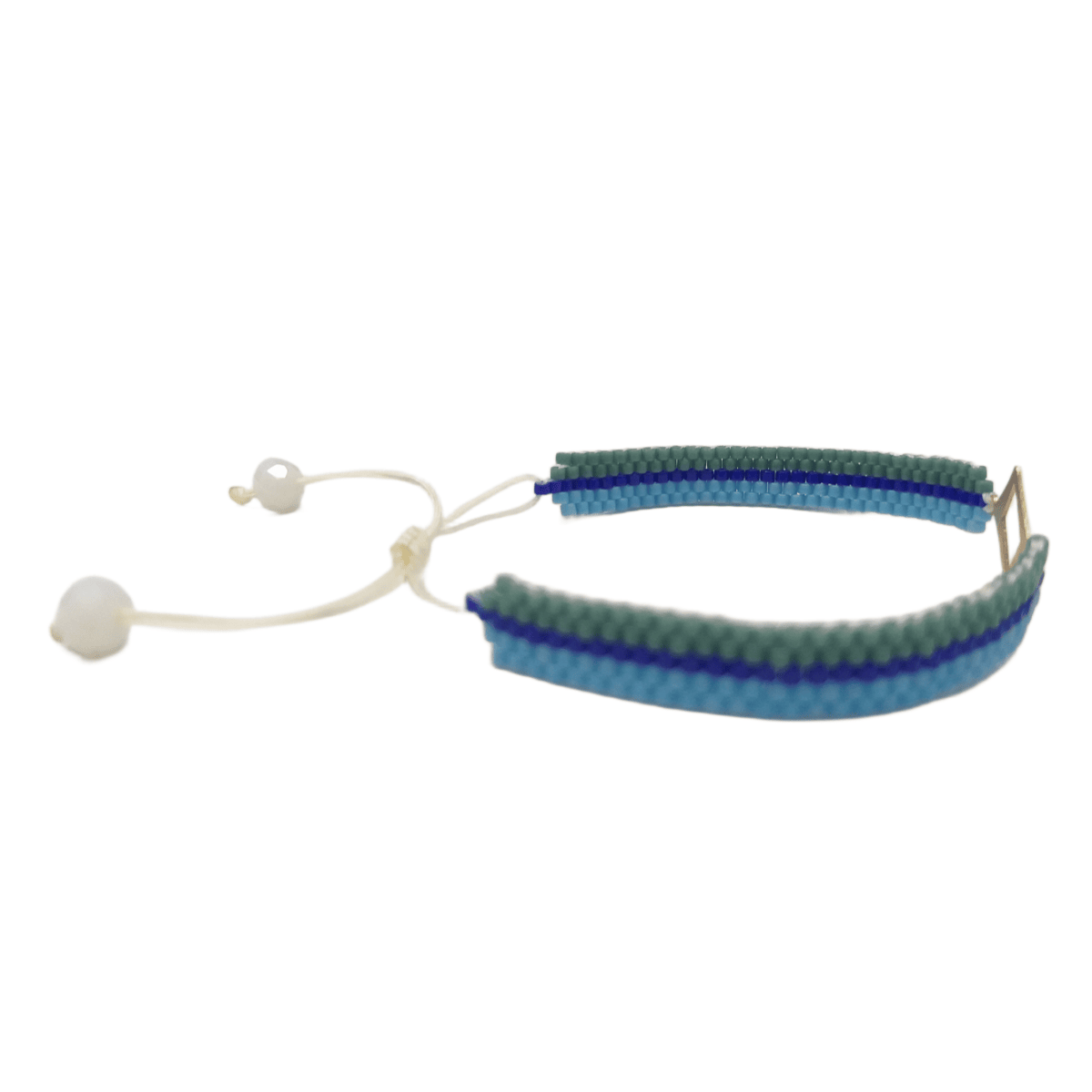 دستبند طلا 18 عیار زنانه دستساز نقش لوزی نفیس کد 140 پلاک