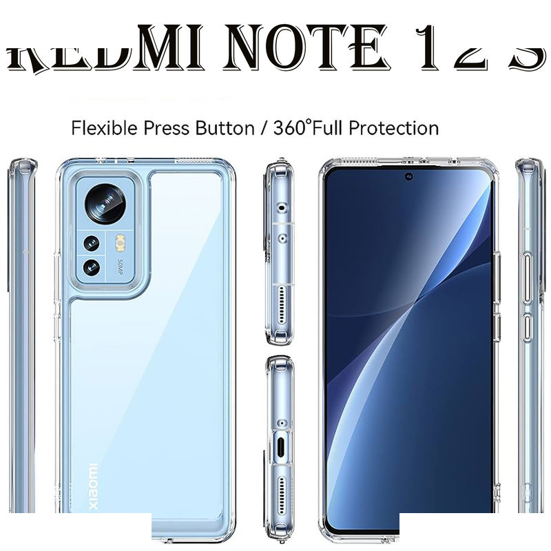 کاور مدل ژله ای ایر بگ دار مناسب برای گوشی موبایل شیائومی Redmi Note 12S کاور مدل ژله ای ایر بگ دار مناسب برای گوشی موبایل شیائومی Redmi Note 12S