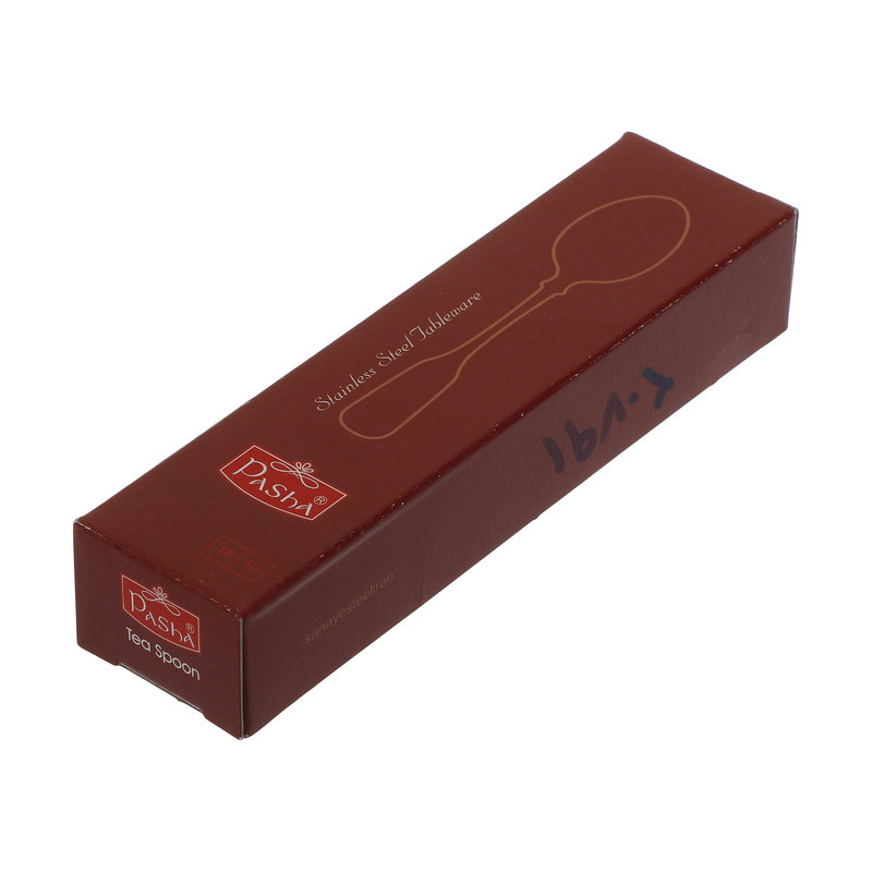 قاشق چای خوری صنایع استیل ایران مدل پاشا 2 براق قاشق چای خوری صنایع استیل ایران مدل پاشا 2 براق