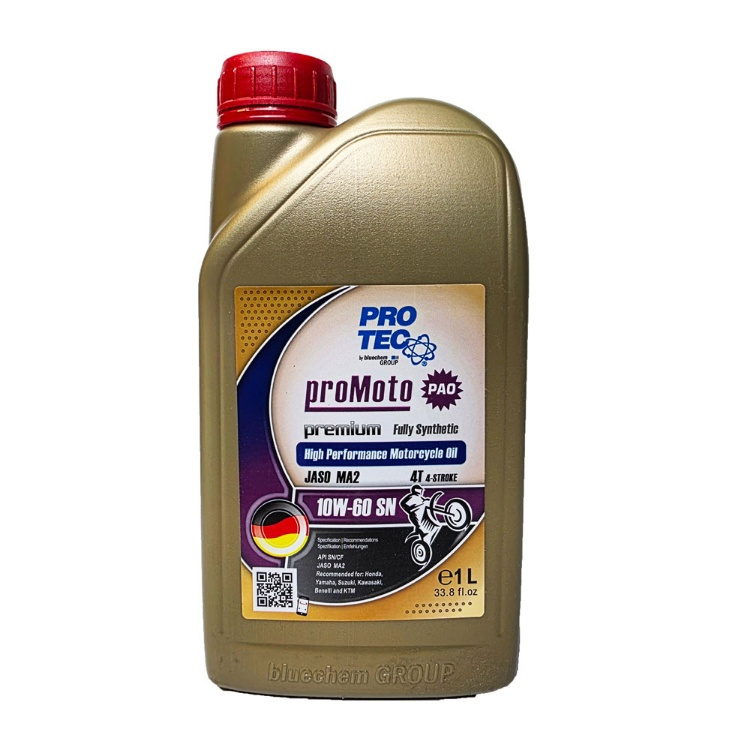 روغن موتور سیکلت پروتک مدل 10W60-SN-MA2 حجم 1 لیتر روغن موتور سیکلت پروتک مدل 10W60-SN-MA2 حجم 1 لیتر