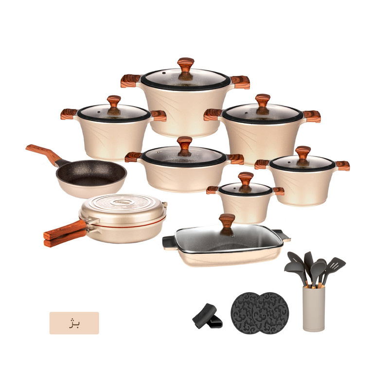 سرویس پخت و پز 28 پارچه کاندید مدل سزار سرویس پخت و پز 28 پارچه کاندید مدل سزار