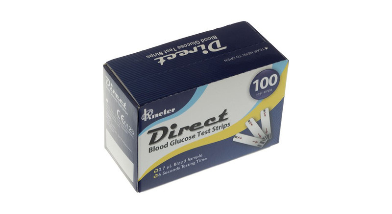 نوار تست قند خون دایرکت مدل 1003 بسته 100 عددی