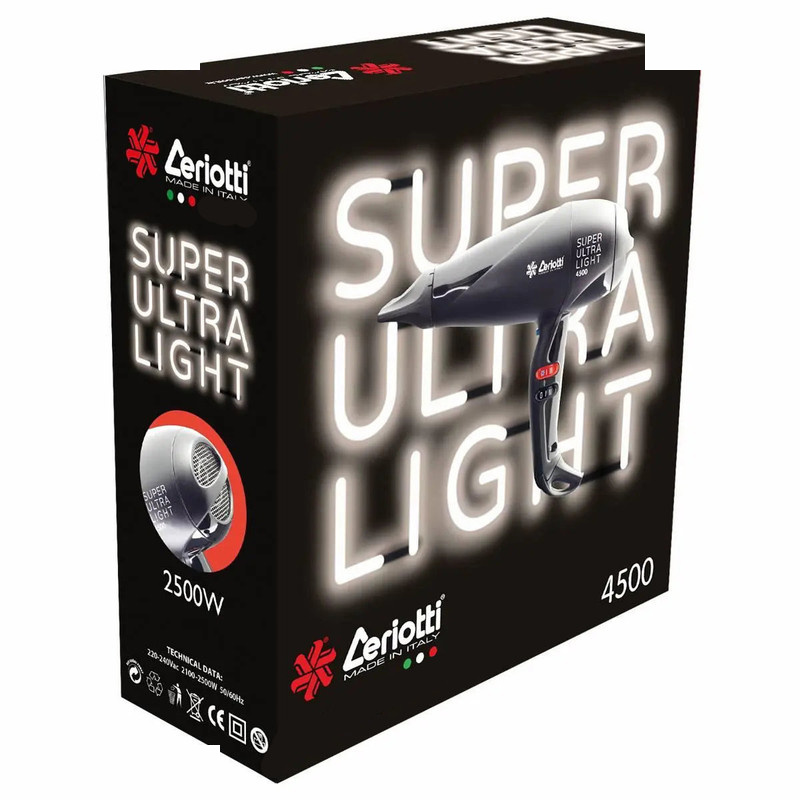 سشوار حرفه ای سریوتی مدل Super Ultra Light 4500 سشوار حرفه ای سریوتی مدل Super Ultra Light 4500