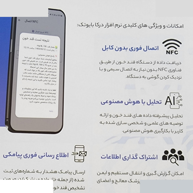 دستگاه تست قند خون درکا مدل 00171 دستگاه تست قند خون درکا مدل 00171