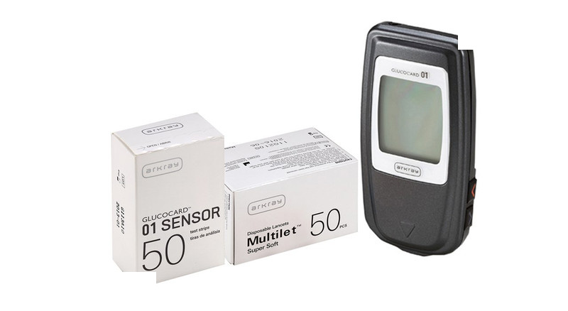 دستگاه تست قند خون آرکری مدل GLUCOCARD-01 به همراه یک بسته نوار تست50 عددی و یک بسته سوزن 50 عددی دستگاه تست قند خون آرکری مدل GLUCOCARD-01 به همراه یک بسته نوار تست50 عددی و یک بسته سوزن 50 عددی