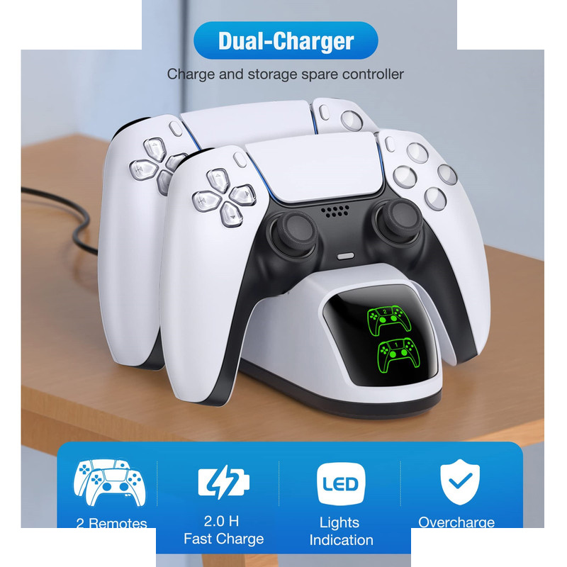 شارژر دسته بازی پلی استیشن 5 دابی مدل TP5-0515B