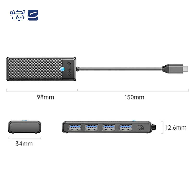 gallery-هاب 5 پورت USB-C اوریکو مدل PAPW3AT-C3-015 copy.png gallery-هاب 5 پورت USB-C اوریکو مدل PAPW3AT-C3-015 copy.png