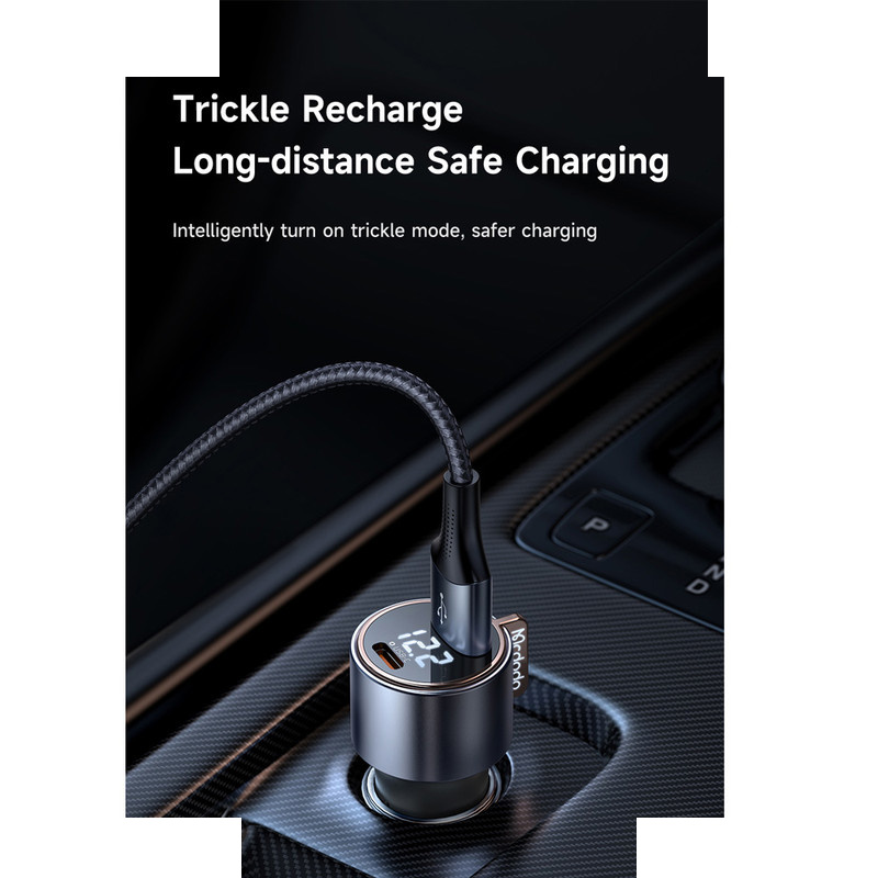 شارژر فندکی 75وات دو پورت مک دودو مدل CC-3690