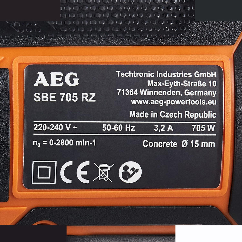 دریل چکشی آاگ SBE 705 RZ