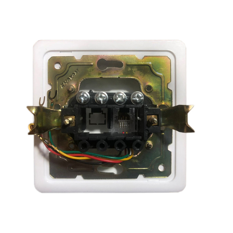 پریز تلفن خیام الکتریک مدل لوکس کد KH873 پریز تلفن خیام الکتریک مدل لوکس کد KH873