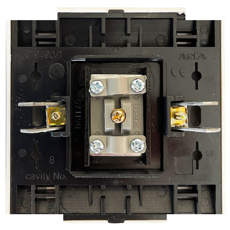 پریز آنتن صنایع آسیا الکتریک مدل کریستال BEI-GLD